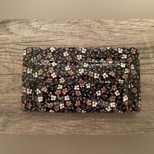 Floral Hard Case Card Wallet